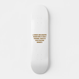 Create Your Own SkateBoard