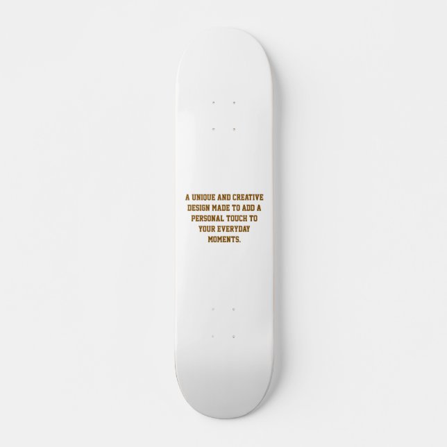 Create Your Own SkateBoard (Front)