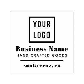 Create Your Own Sleek Elegant Business Logo Self-inking Stamp