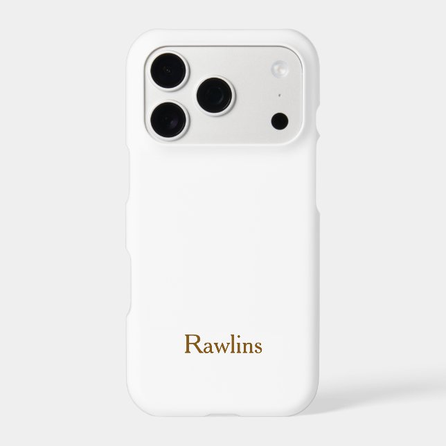 Create Your Own Slim iPhone 17 Pro Case (Back)