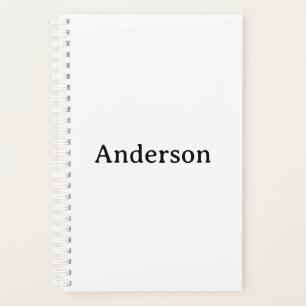 Create Your Own Small 5.5" x 8.5" Spiral  Planner
