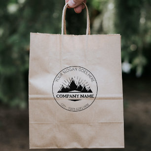 Create Your Own Small Business Logo Rubber Stamp