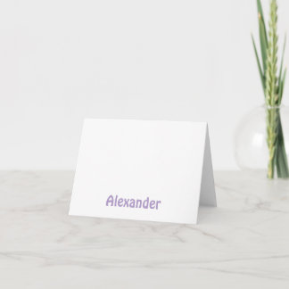 Create Your Own Small Folded Thank You Card