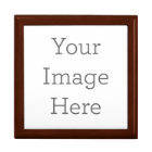 Create Your Own Small Square Mahogany Gift Box