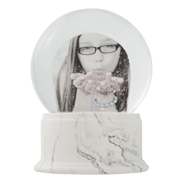 Create Your Own Snow Globe Online Custom Photo (Front)
