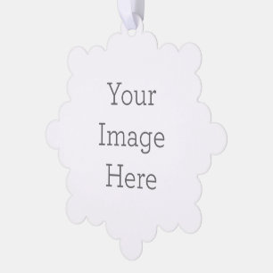 Create Your Own Snowflake Paper Tree Decoration Card