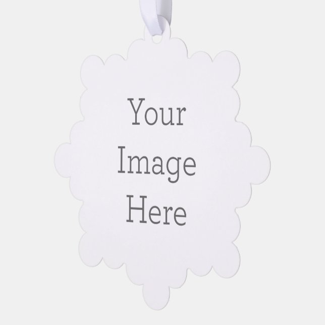 Paper Tree Decoration Style: Snowflake, Paper: Matte, Envelopes: None (Left)