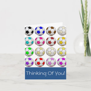 Create Your Own Soccer Thinking Of You Card