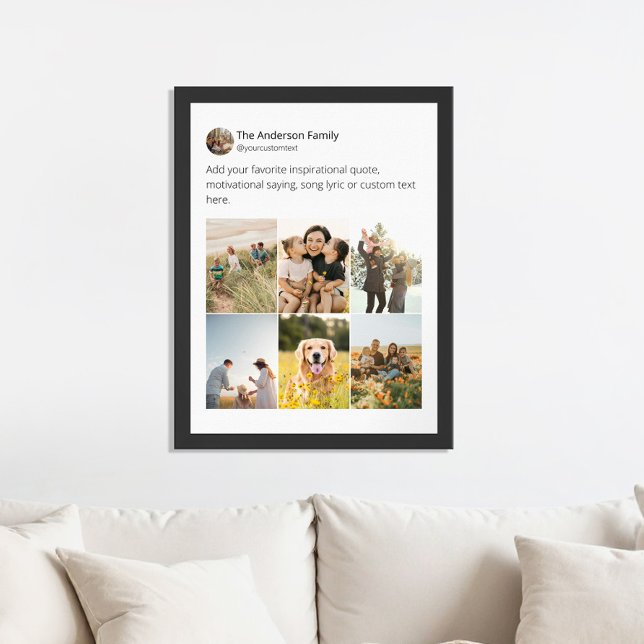 Create Your Own Social Media Photo Collage Poster (Creator Uploaded)