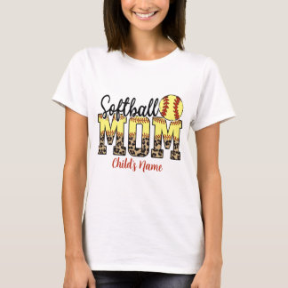 Create Your Own Softball Mum T-Shirt