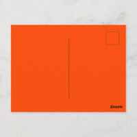 Create Your Own Solid Colour Glossy Postcard