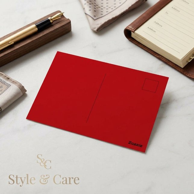 Create Your Own Solid Colour Glossy Postcard (Create Your Own Solid Color Glossy Postcard)