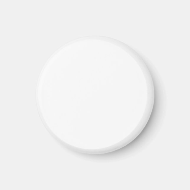 Create Your Own Solid Colour  Magnet (Front)