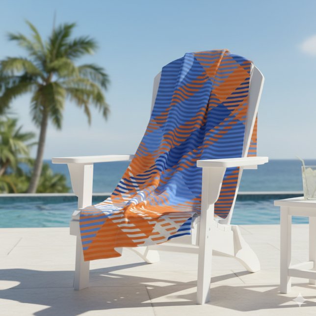 Create Your Own Solid Colour Simple | Trendy  Beac Beach Towel (Creator Uploaded)