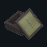 Create Your Own Solid Green Plaster Gift Box<br><div class="desc">Create Your Own Solid Green Plaster Gift Box. Simply add your own text for a special custom gift for yourself or a loved one.</div>