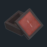 Create Your Own Solid Red Gift Box<br><div class="desc">Create Your Own Solid Red Plaster Gift Box. Simply add your own text for a custom gift for yourself,  or a loved one.</div>