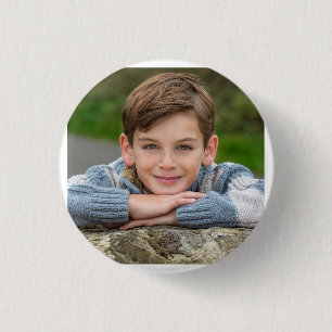 Create Your Own Son Photo Custom Pic Double Sided 3 Cm Round Badge