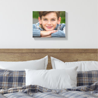 Create Your Own Son Photo Custom Pic Double Sided Canvas Print
