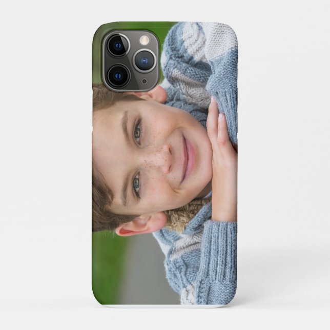 Create Your Own Son Photo Custom Pic Double Sided  Case-Mate iPhone Case (Back)