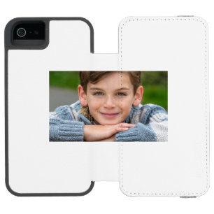 Create Your Own Son Photo Custom Pic Double Sided Incipio Watson™ iPhone 5 Wallet Case