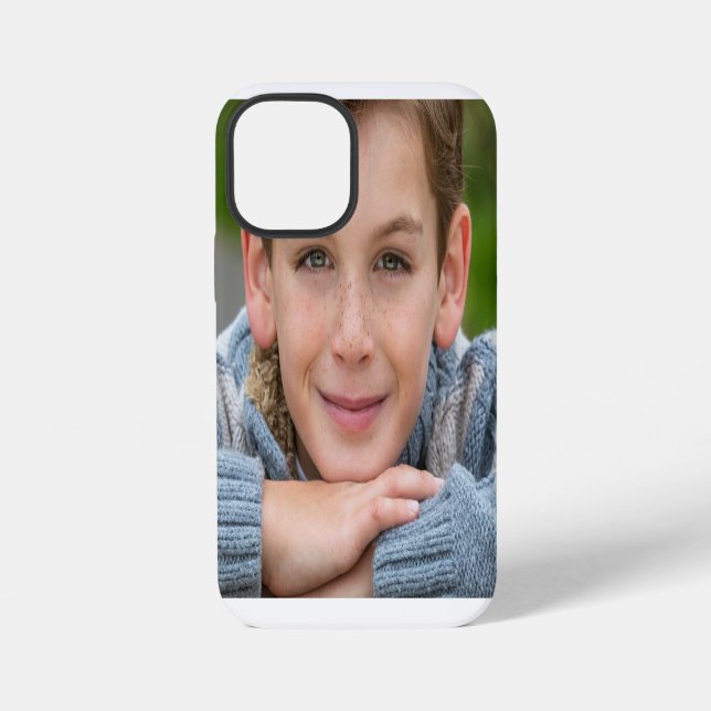 Create Your Own Son Photo Custom Pic Double Sided  iPhone Case (Back)