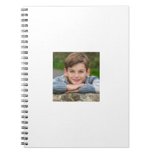 Create Your Own Son Photo Custom Pic Double Sided Notebook