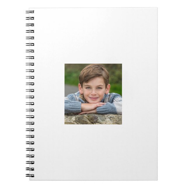 Create Your Own Son Photo Custom Pic Double Sided  Notebook (Front)