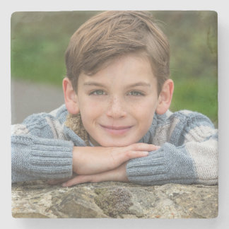 Create Your Own Son Photo Custom Pic Double Sided Stone Coaster