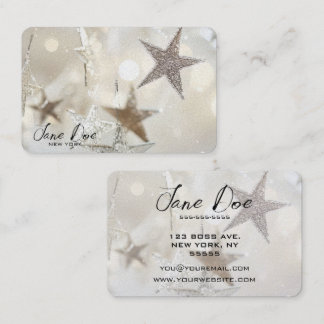 Create Your Own Sparkle Stars Business Card