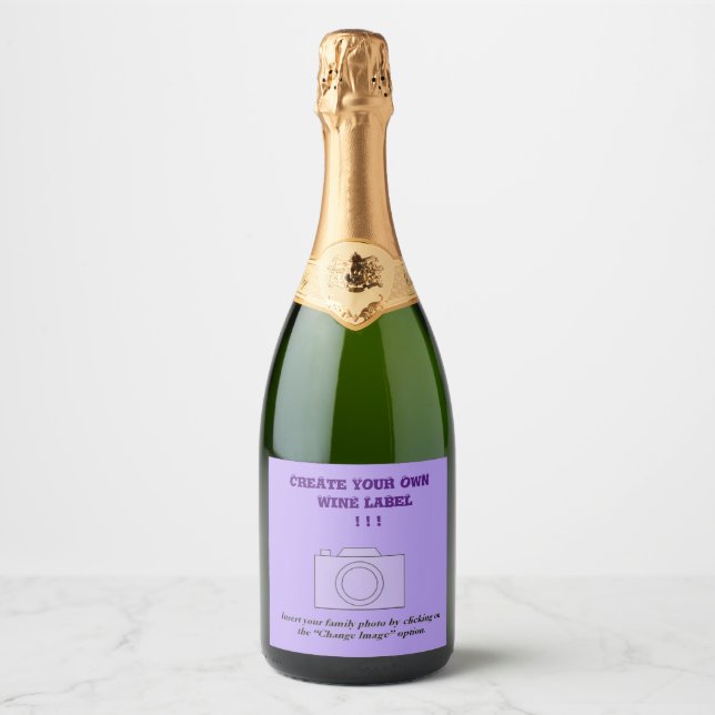 CREATE YOUR OWN! SPARKLING WINE LABEL (Front)