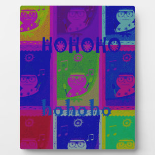 Create Your Own Special Santa HoHoho Pop Art  Plaque