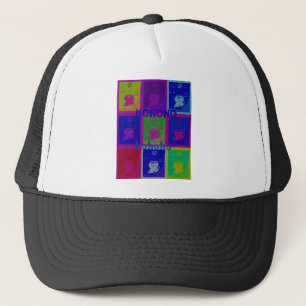 Create Your Own Special Santa HoHoho Pop Art  Trucker Hat