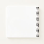 Custom 21.6 cm x 21.6 cm (8.5" x 8.5") Spiral Notebook (Back)