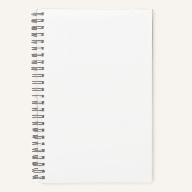 Create Your Own Spiral Notebook (Front)