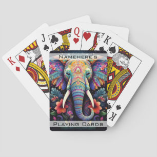 Create Your Own Spiritual Elephant Totem Animal Playing Cards