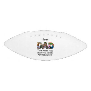 Create your own sports Dad photo collage Swim Dad American Football