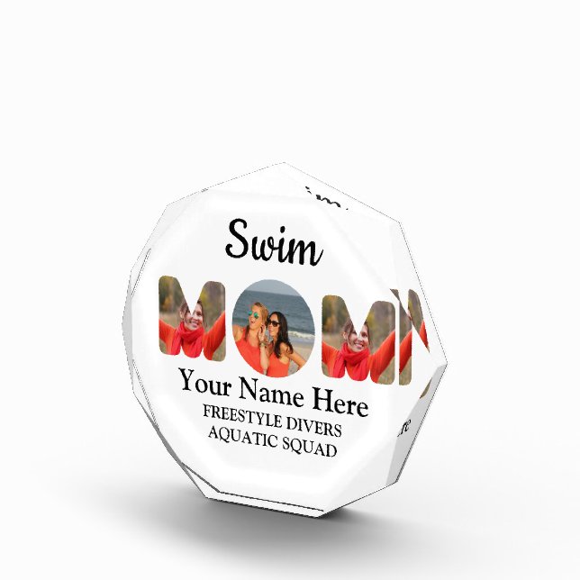 Create your own sports mum photo collage swim mum (Right)