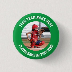 Create Your Own Sports Team Photo 3 Cm Round Badge