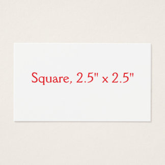 Create Your Own Square, 2.5" x 2.5"