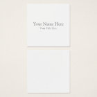 Create Your Own Square Business Card