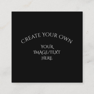 Create Your Own Square Business Card