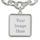 Create Your Own Square Charm Bracelet