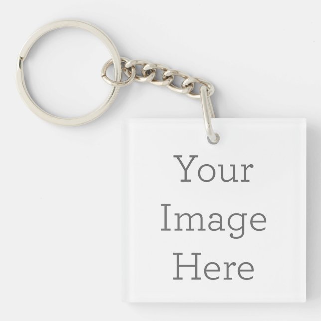 Acrylic Key Ring, Square (double-sided) (Front)