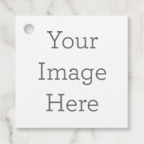 Create Your Own Square Favour Tags