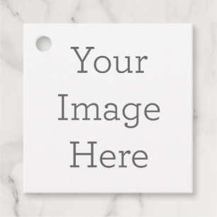 Create Your Own Square Favour Tags