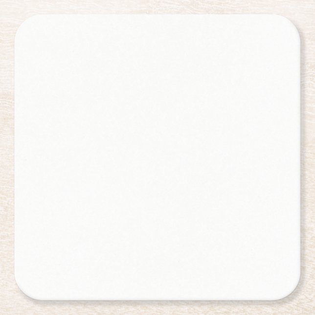 Create Your Own Square Paper Coaster (Front)