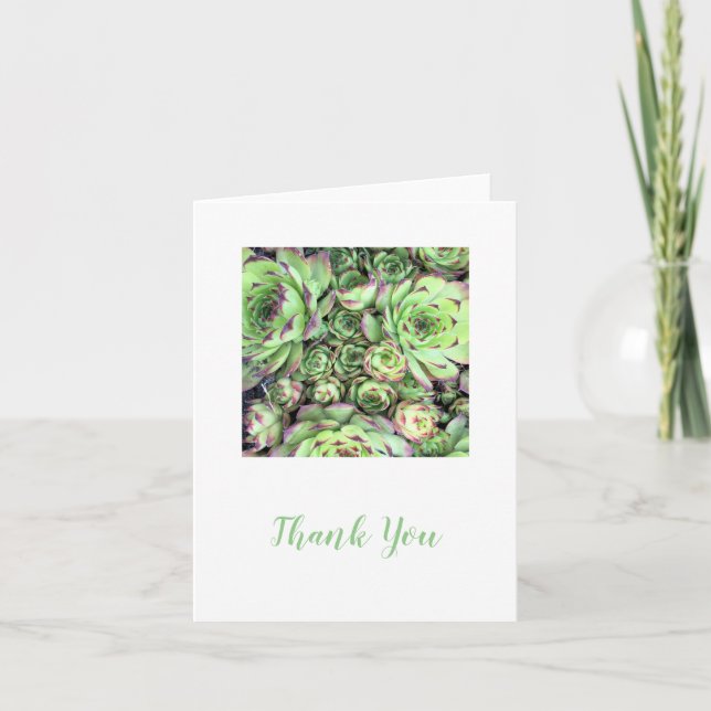 Create Your Own Square Photo Thank You Card (Front)