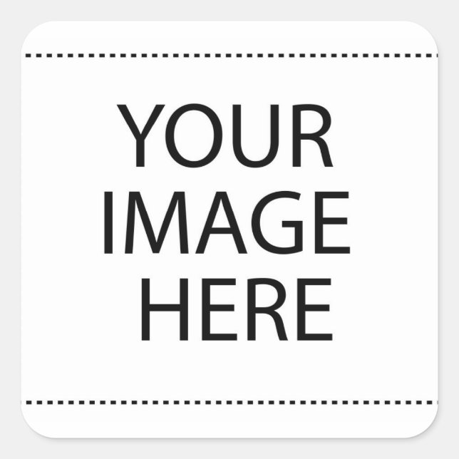 Create your own! square sticker (Front)