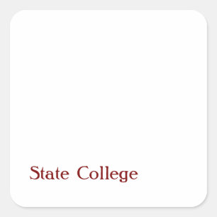 Create Your Own Square Sticker