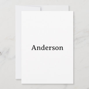 Create Your Own Squared 5" x 7" Invitation